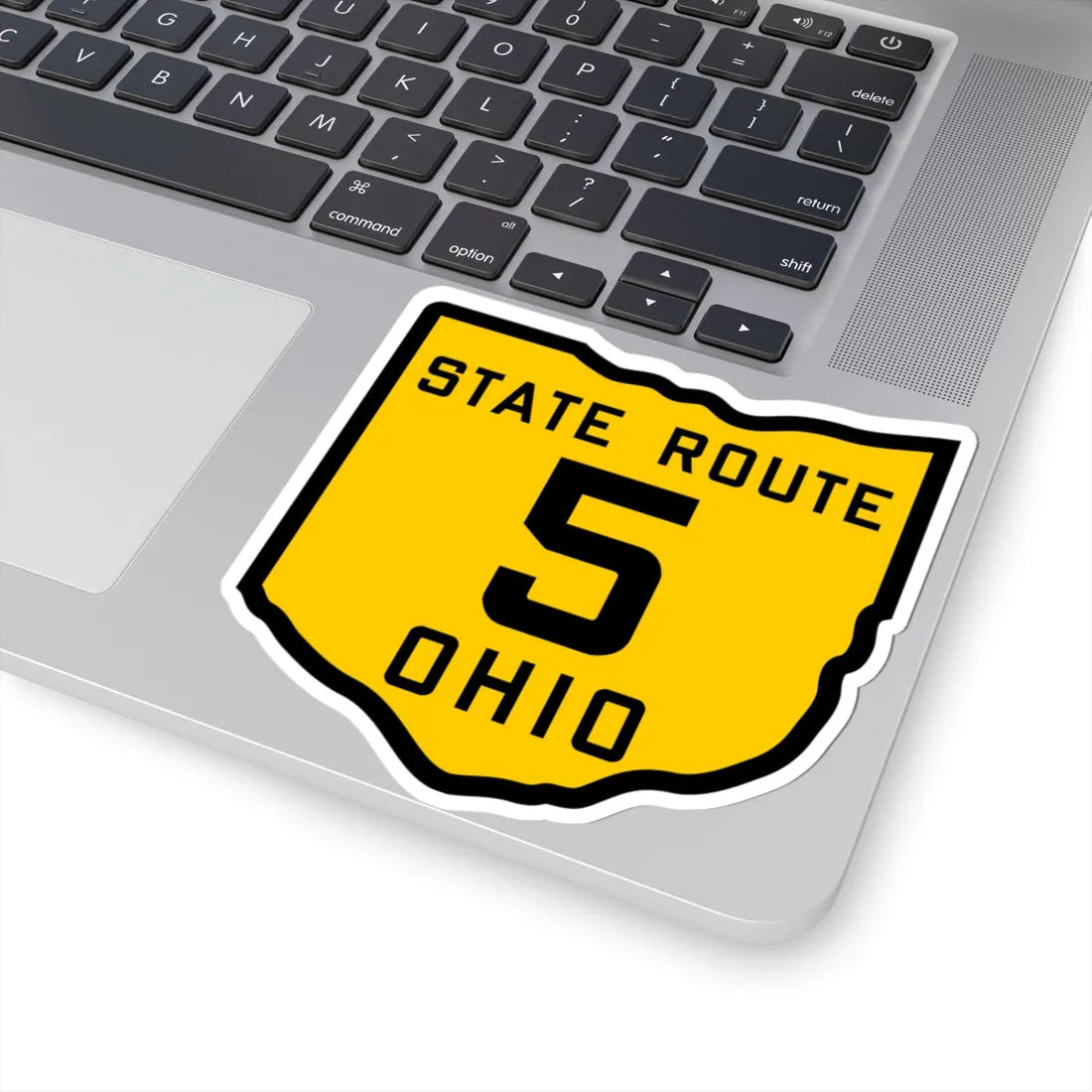 OH-5 1920 (Ohio) (Road Sign) STICKER Vinyl Kiss-Cut Decal - The Sticker Space