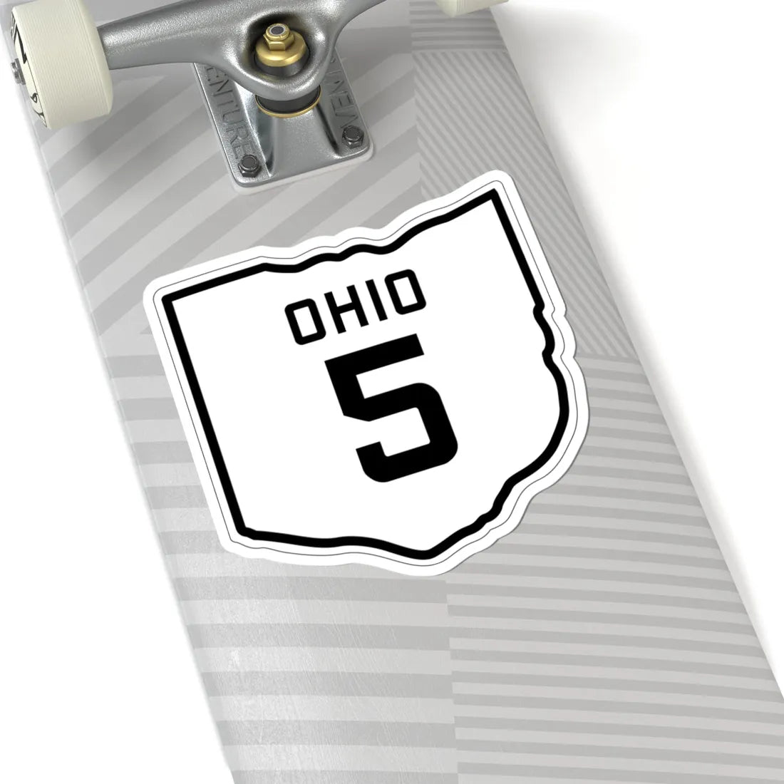 OH-5 1927 (Ohio) (Road Sign) STICKER Vinyl Kiss-Cut Decal - The Sticker Space