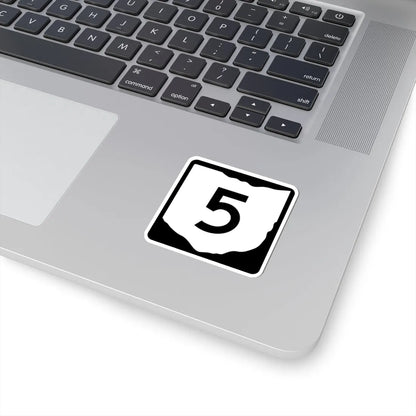 OH-5 (Ohio) (Road Sign) STICKER Vinyl Kiss-Cut Decal - The Sticker Space