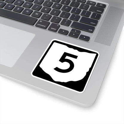 OH-5 (Ohio) (Road Sign) STICKER Vinyl Kiss-Cut Decal - The Sticker Space