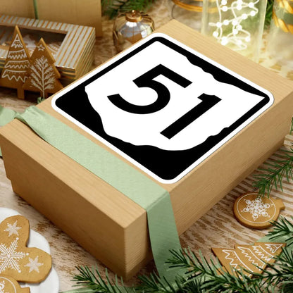 OH-51 (Ohio) (Road Sign) STICKER Vinyl Kiss-Cut Decal - The Sticker Space