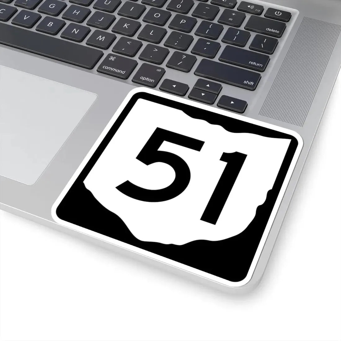 OH-51 (Ohio) (Road Sign) STICKER Vinyl Kiss-Cut Decal - The Sticker Space