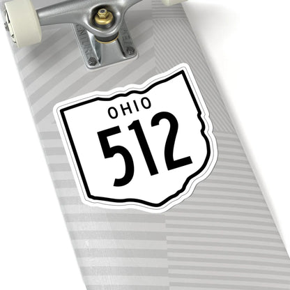 OH-512 1948 (Ohio) (Road Sign) STICKER Vinyl Kiss-Cut Decal - The Sticker Space
