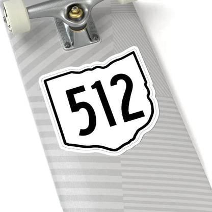 OH-512 1960 (Ohio) (Road Sign) STICKER Vinyl Kiss-Cut Decal - The Sticker Space