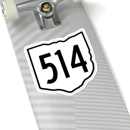 OH-514 1960 (Ohio) (Road Sign) STICKER Vinyl Kiss-Cut Decal - The Sticker Space