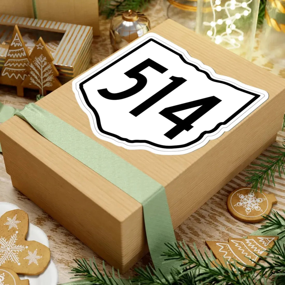 OH-514 1960 (Ohio) (Road Sign) STICKER Vinyl Kiss-Cut Decal - The Sticker Space