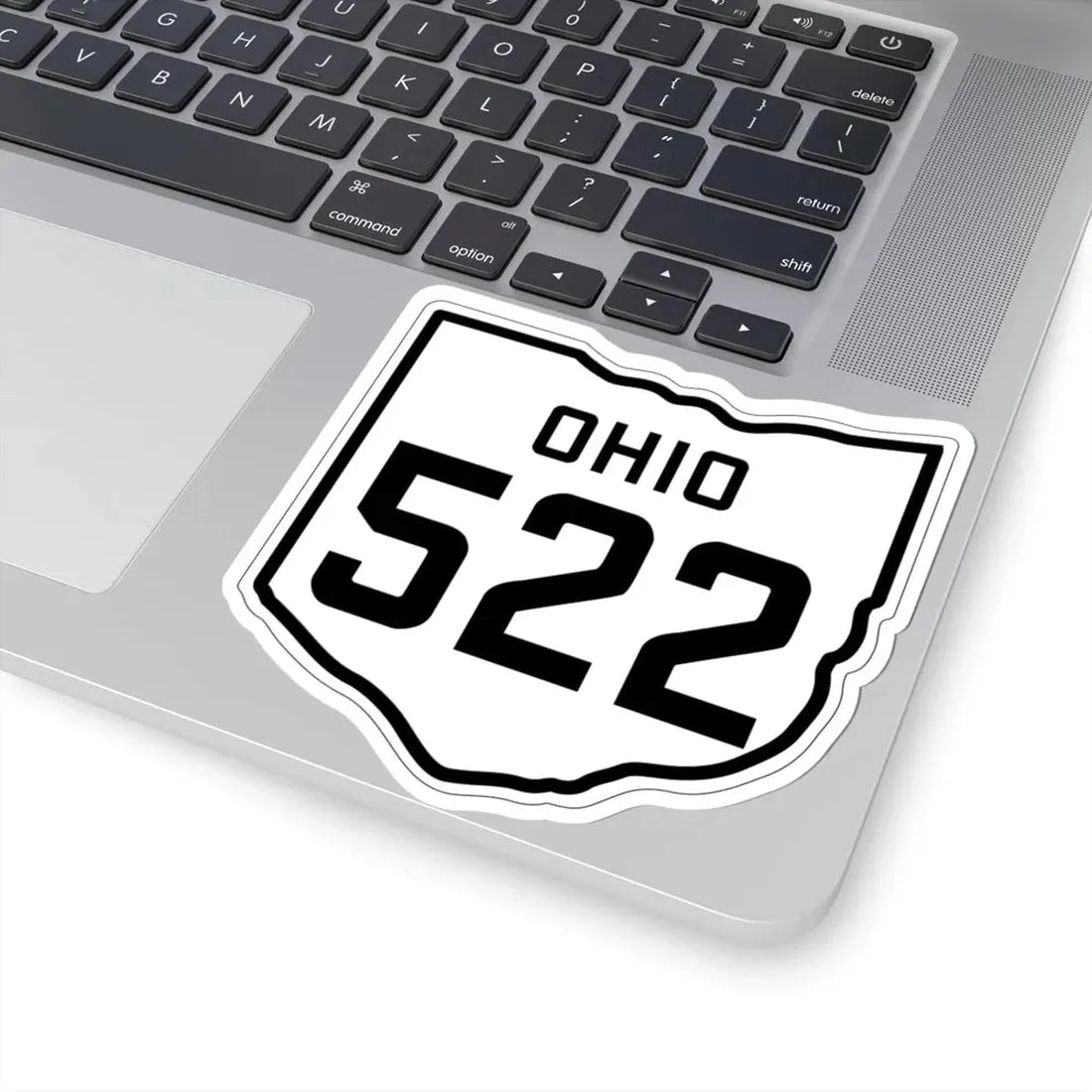 OH-522 1927 (Ohio) (Road Sign) STICKER Vinyl Kiss-Cut Decal - The Sticker Space