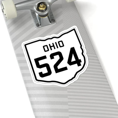 OH-524 1927 (Ohio) (Road Sign) STICKER Vinyl Kiss-Cut Decal - The Sticker Space