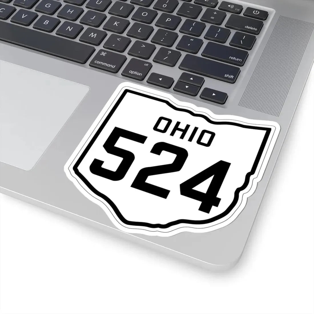 OH-524 1927 (Ohio) (Road Sign) STICKER Vinyl Kiss-Cut Decal - The Sticker Space