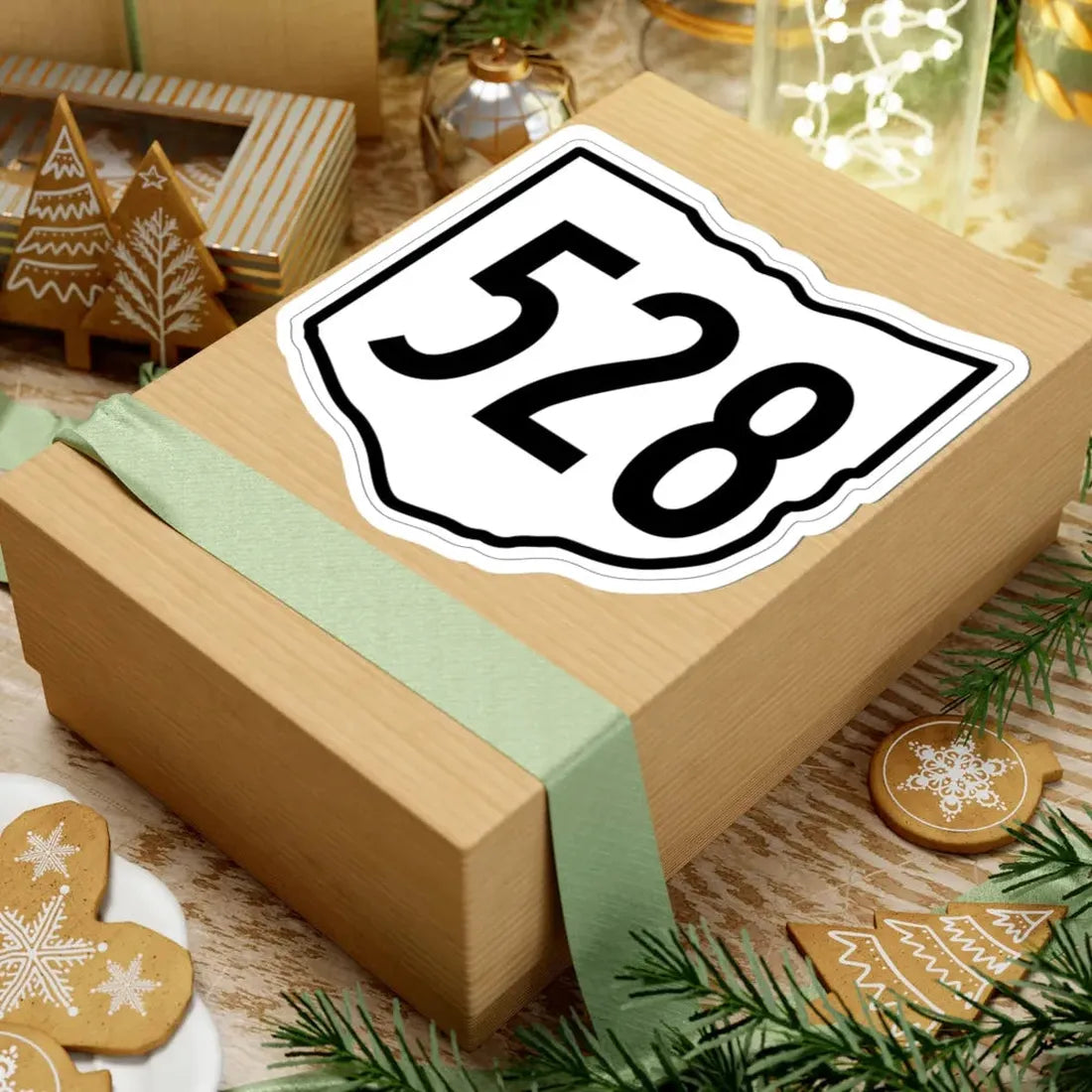 OH-528 1960 (Ohio) (Road Sign) STICKER Vinyl Kiss-Cut Decal - The Sticker Space