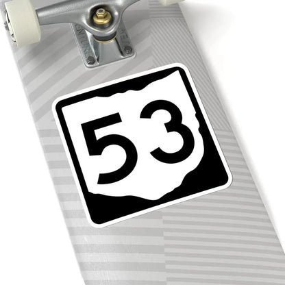 OH-53 (Ohio) (Road Sign) STICKER Vinyl Kiss-Cut Decal - The Sticker Space