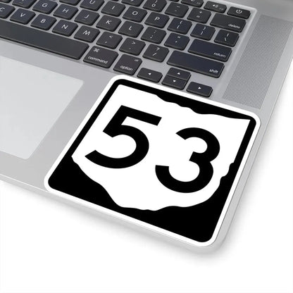 OH-53 (Ohio) (Road Sign) STICKER Vinyl Kiss-Cut Decal - The Sticker Space