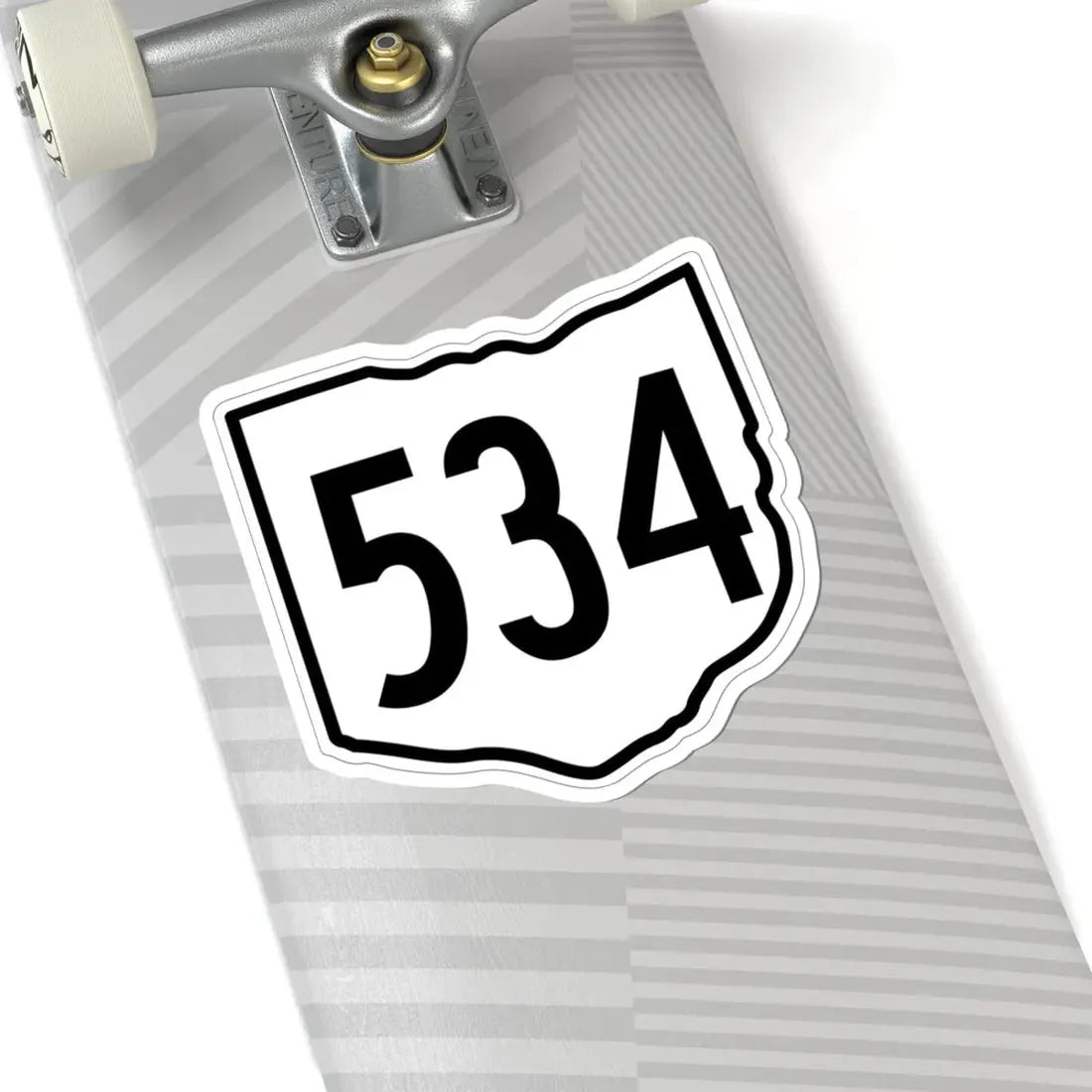 OH-534 1960 (Ohio) (Road Sign) STICKER Vinyl Kiss-Cut Decal - The Sticker Space