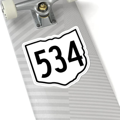 OH-534 1960 (Ohio) (Road Sign) STICKER Vinyl Kiss-Cut Decal - The Sticker Space