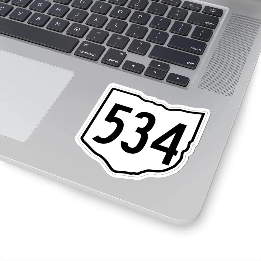 OH-534 1960 (Ohio) (Road Sign) STICKER Vinyl Kiss-Cut Decal - The Sticker Space