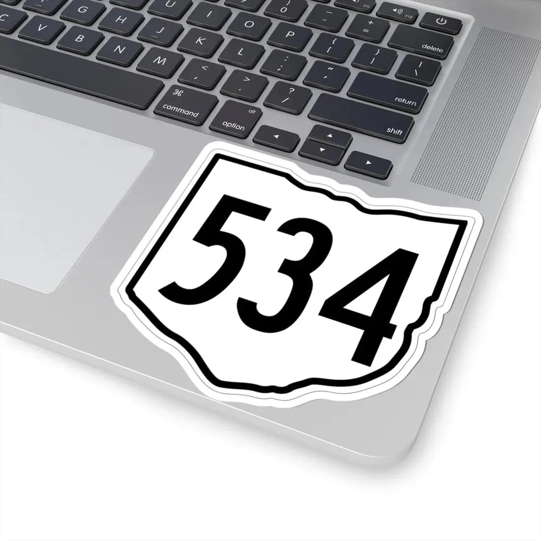 OH-534 1960 (Ohio) (Road Sign) STICKER Vinyl Kiss-Cut Decal - The Sticker Space