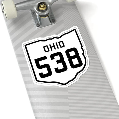 OH-538 1927 (Ohio) (Road Sign) STICKER Vinyl Kiss-Cut Decal - The Sticker Space