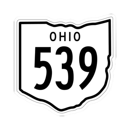 OH-539 1948 (Ohio) (Road Sign) STICKER Vinyl Kiss-Cut Decal 2 Inch White - The Sticker Space