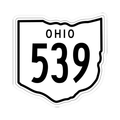OH-539 1948 (Ohio) (Road Sign) STICKER Vinyl Kiss-Cut Decal 3 Inch White - The Sticker Space