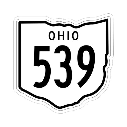 OH-539 1948 (Ohio) (Road Sign) STICKER Vinyl Kiss-Cut Decal 6 Inch White - The Sticker Space