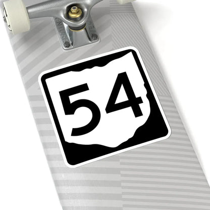 OH-54 (Ohio) (Road Sign) STICKER Vinyl Kiss-Cut Decal - The Sticker Space