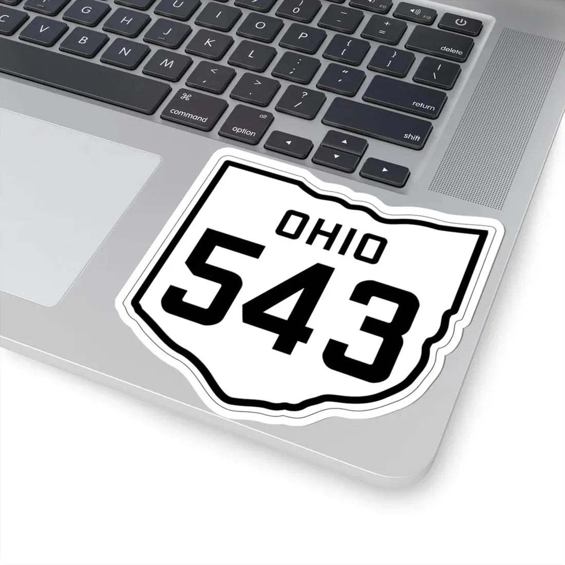 OH-543 1927 (Ohio) (Road Sign) STICKER Vinyl Kiss-Cut Decal - The Sticker Space