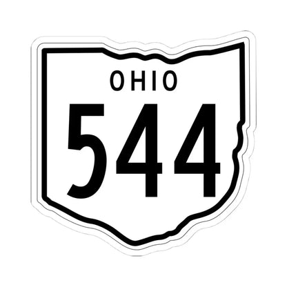 OH-544 1948 (Ohio) (Road Sign) STICKER Vinyl Kiss-Cut Decal 4 Inch White - The Sticker Space
