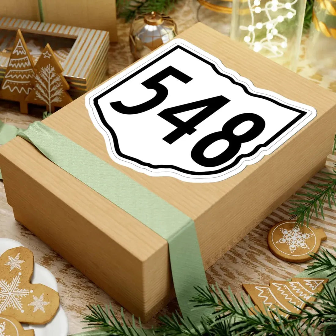 OH-548 1960 (Ohio) (Road Sign) STICKER Vinyl Kiss-Cut Decal - The Sticker Space