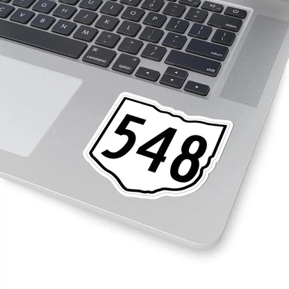 OH-548 1960 (Ohio) (Road Sign) STICKER Vinyl Kiss-Cut Decal - The Sticker Space
