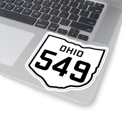 OH-549 1927 (Ohio) (Road Sign) STICKER Vinyl Kiss-Cut Decal - The Sticker Space