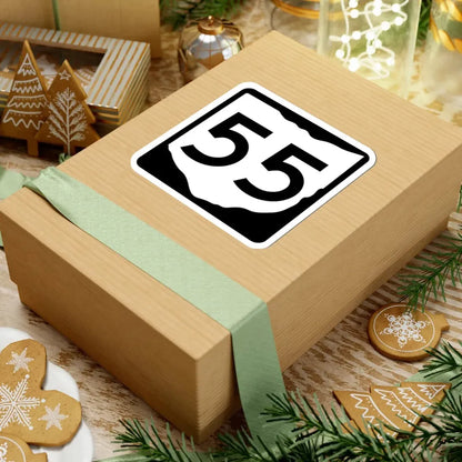 OH-55 (Ohio) (Road Sign) STICKER Vinyl Kiss-Cut Decal - The Sticker Space