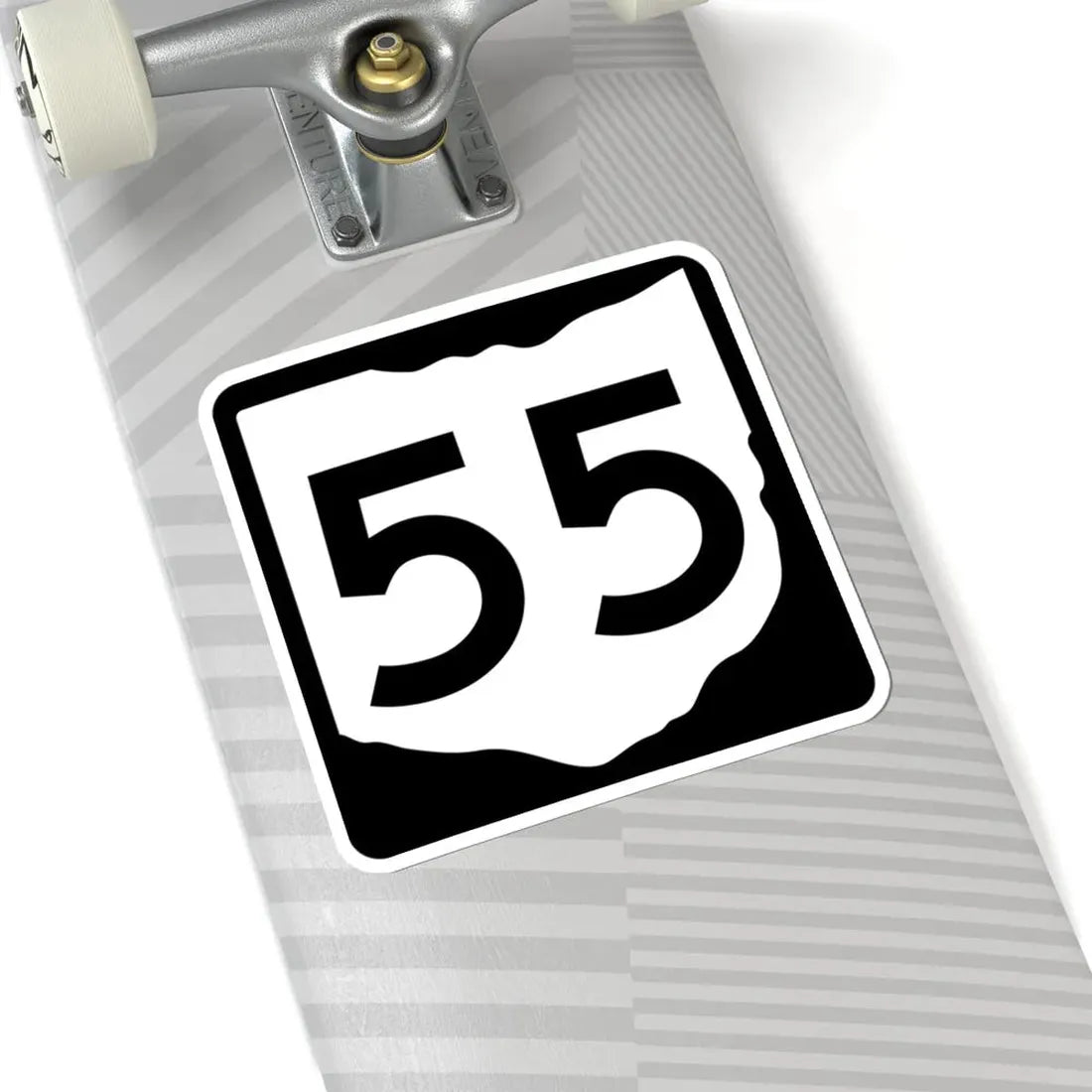 OH-55 (Ohio) (Road Sign) STICKER Vinyl Kiss-Cut Decal - The Sticker Space