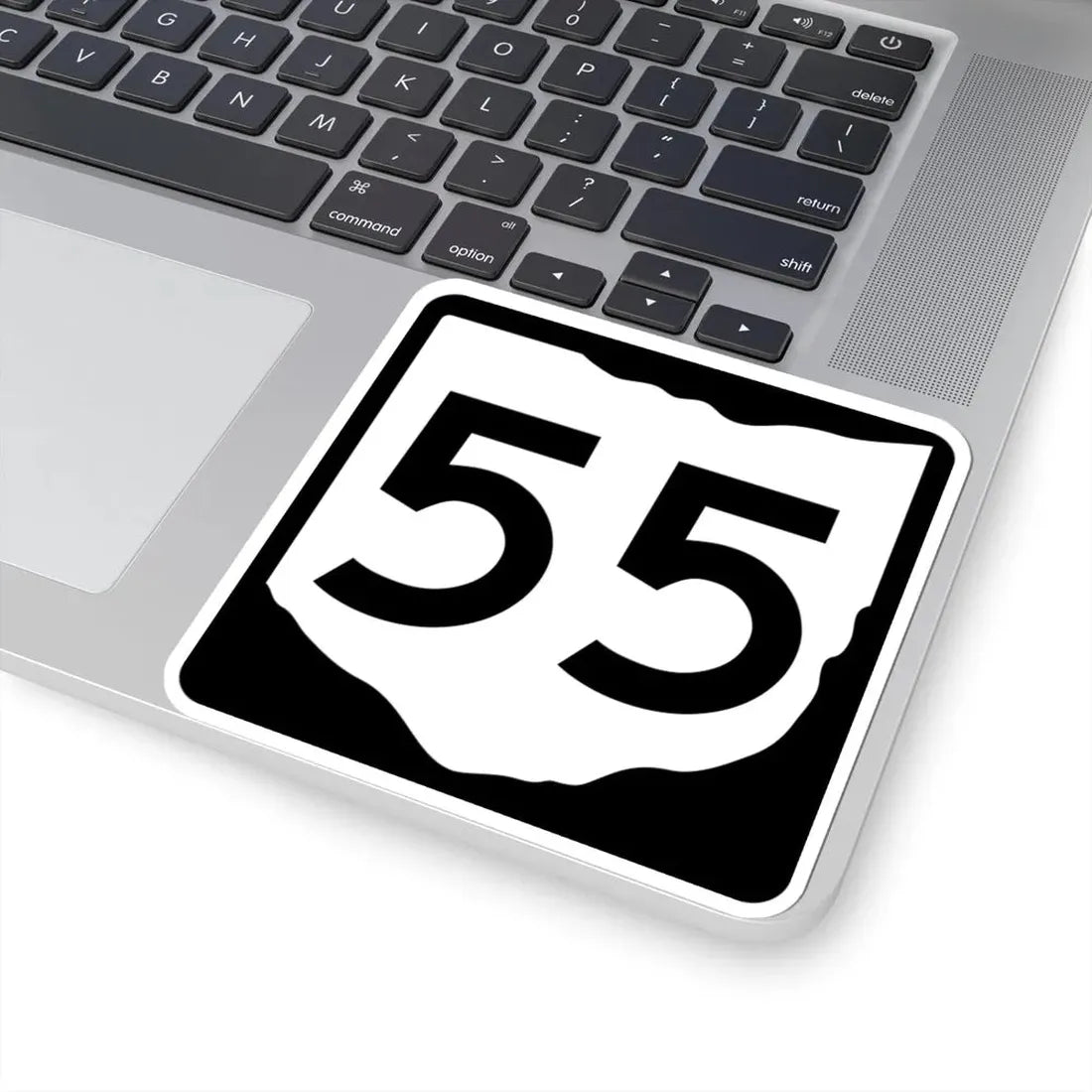 OH-55 (Ohio) (Road Sign) STICKER Vinyl Kiss-Cut Decal - The Sticker Space
