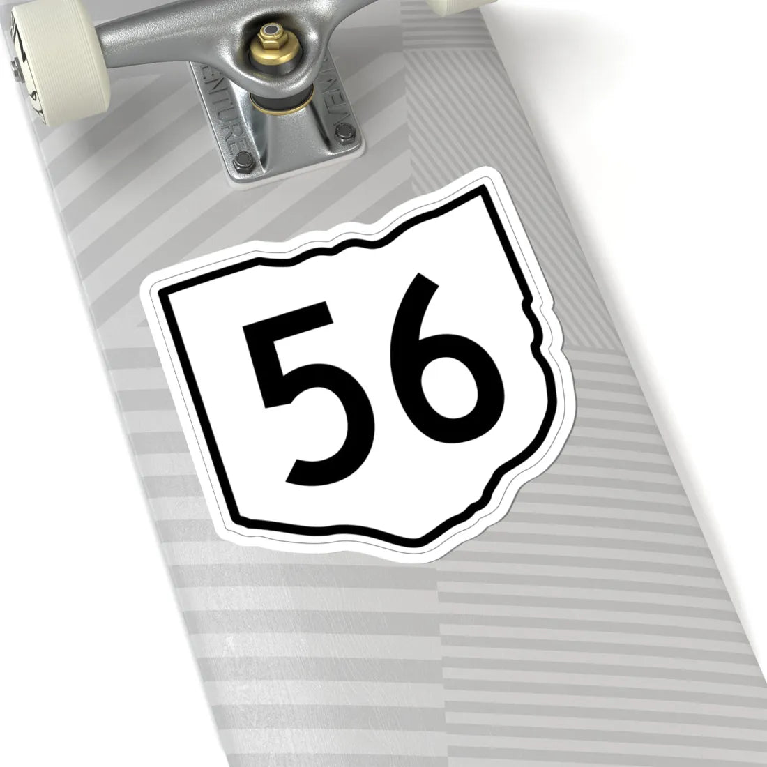 OH-56 1960 (Ohio) (Road Sign) STICKER Vinyl Kiss-Cut Decal - The Sticker Space