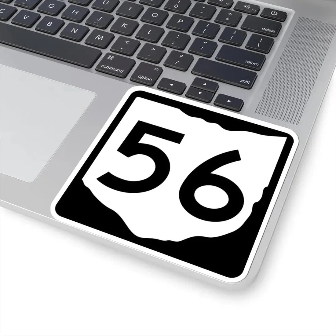 OH-56 (Ohio) (Road Sign) STICKER Vinyl Kiss-Cut Decal - The Sticker Space