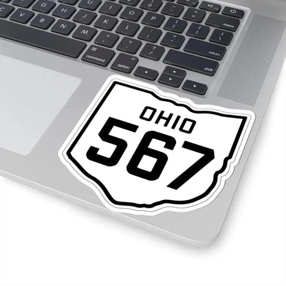 OH-567 1927 (Ohio) (Road Sign) STICKER Vinyl Kiss-Cut Decal - The Sticker Space