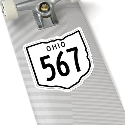 OH-567 1948 (Ohio) (Road Sign) STICKER Vinyl Kiss-Cut Decal - The Sticker Space