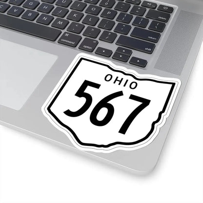 OH-567 1948 (Ohio) (Road Sign) STICKER Vinyl Kiss-Cut Decal - The Sticker Space