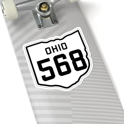 OH-568 1927 (Ohio) (Road Sign) STICKER Vinyl Kiss-Cut Decal - The Sticker Space