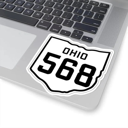 OH-568 1927 (Ohio) (Road Sign) STICKER Vinyl Kiss-Cut Decal - The Sticker Space
