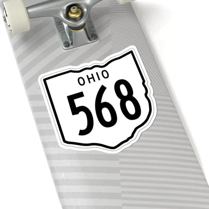 OH-568 1948 (Ohio) (Road Sign) STICKER Vinyl Kiss-Cut Decal - The Sticker Space