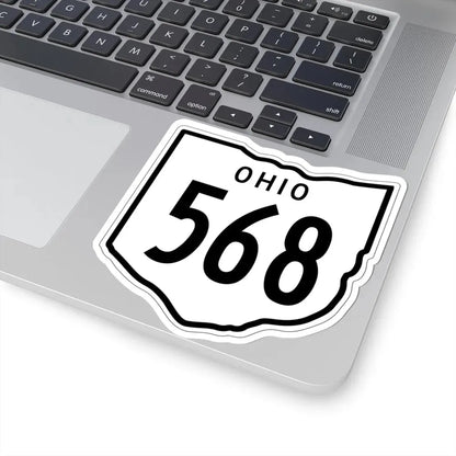 OH-568 1948 (Ohio) (Road Sign) STICKER Vinyl Kiss-Cut Decal - The Sticker Space