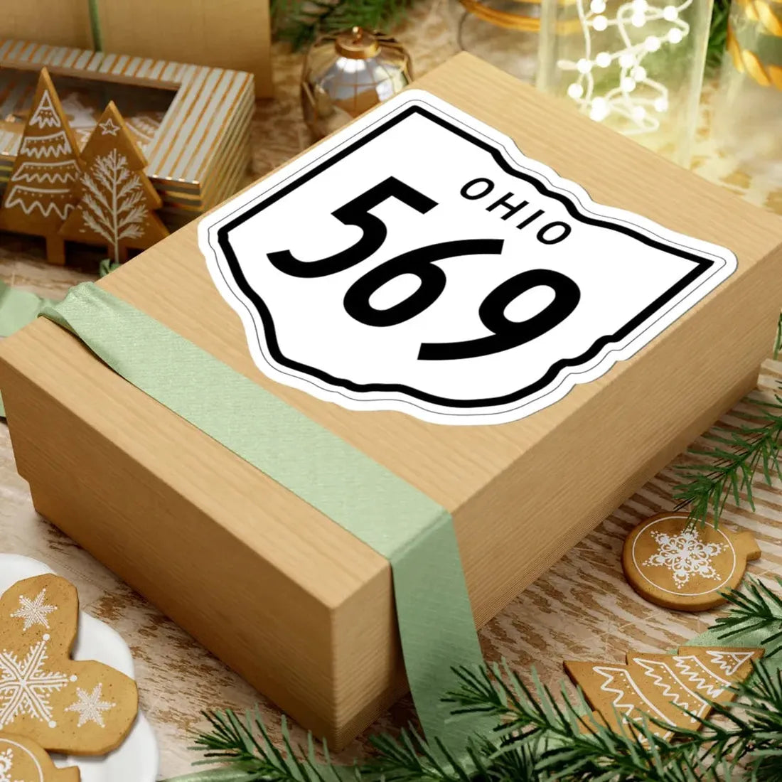 OH-569 1948 (Ohio) (Road Sign) STICKER Vinyl Kiss-Cut Decal - The Sticker Space