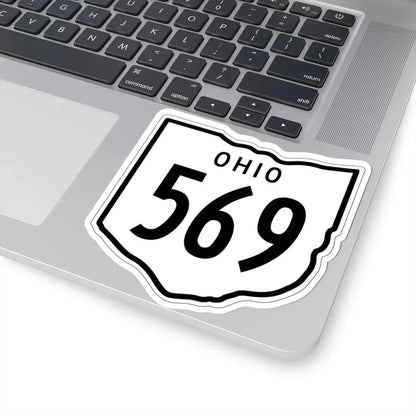 OH-569 1948 (Ohio) (Road Sign) STICKER Vinyl Kiss-Cut Decal - The Sticker Space
