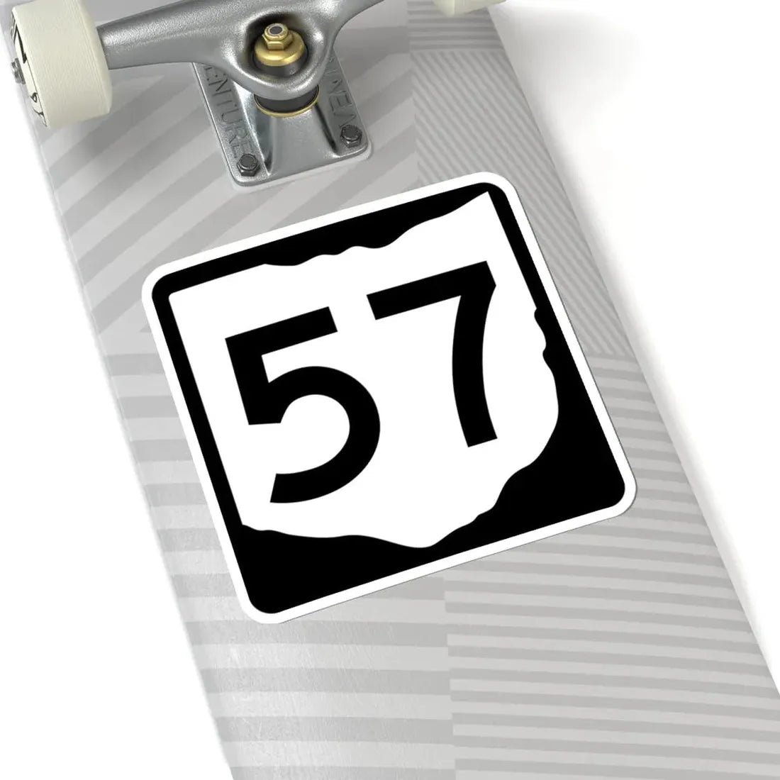 OH-57 (Ohio) (Road Sign) STICKER Vinyl Kiss-Cut Decal - The Sticker Space