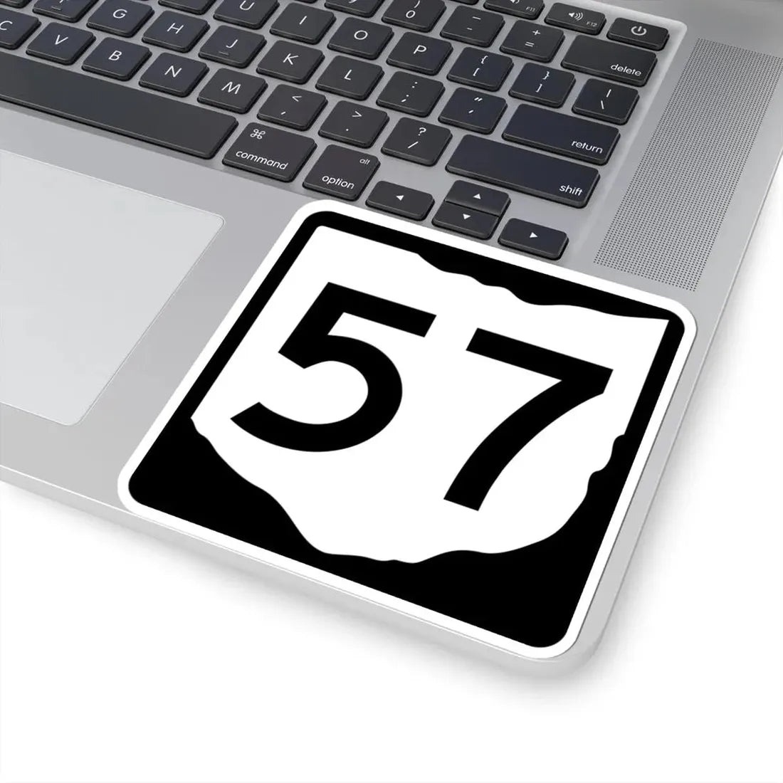 OH-57 (Ohio) (Road Sign) STICKER Vinyl Kiss-Cut Decal - The Sticker Space