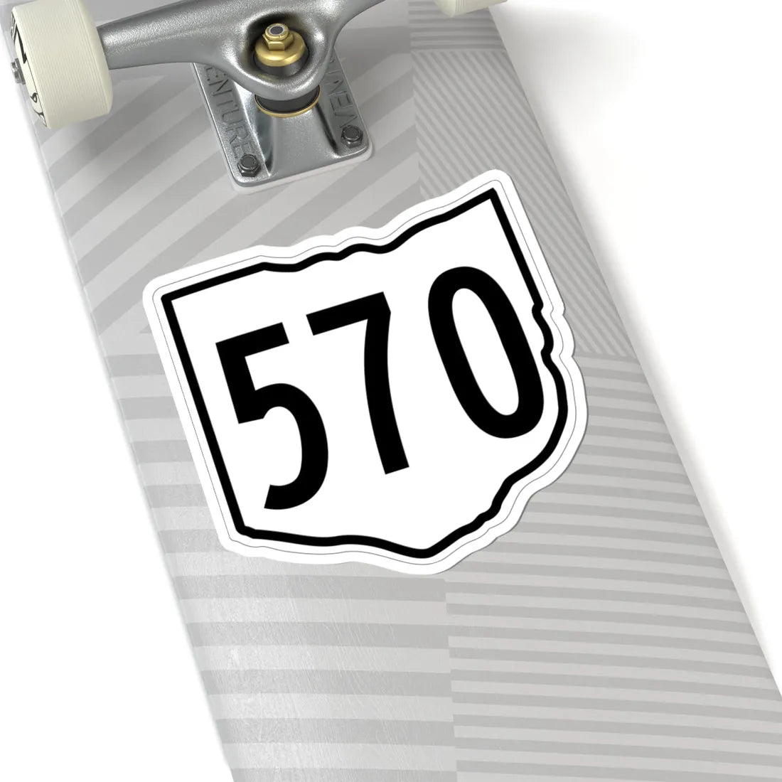 OH-570 1960 (Ohio) (Road Sign) STICKER Vinyl Kiss-Cut Decal - The Sticker Space