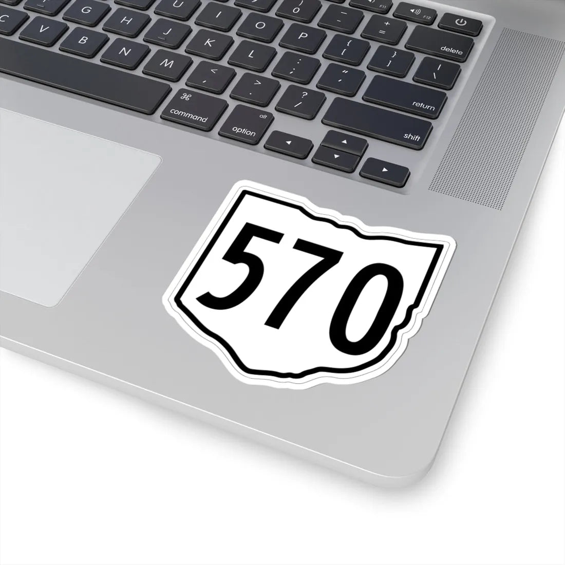 OH-570 1960 (Ohio) (Road Sign) STICKER Vinyl Kiss-Cut Decal - The Sticker Space