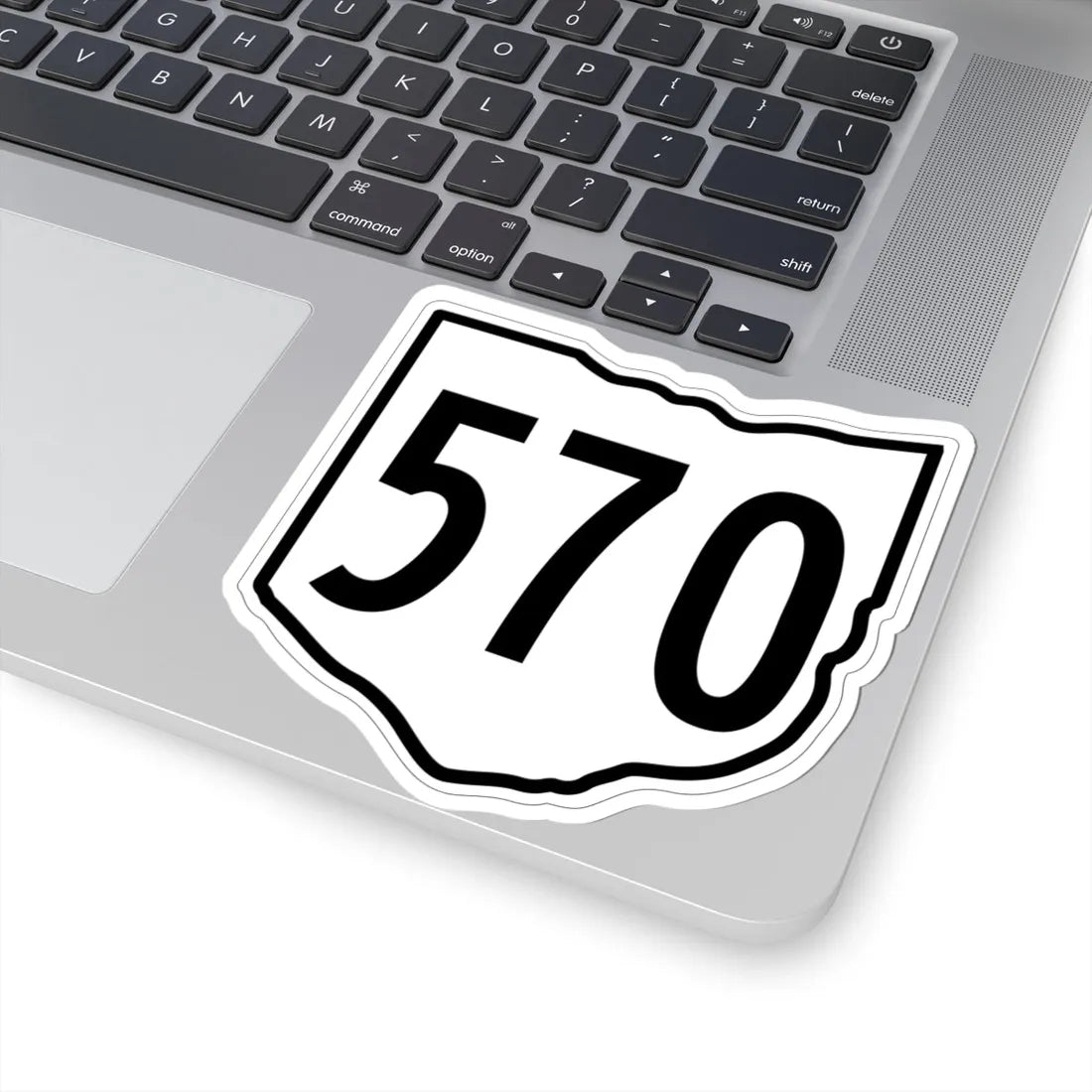 OH-570 1960 (Ohio) (Road Sign) STICKER Vinyl Kiss-Cut Decal - The Sticker Space