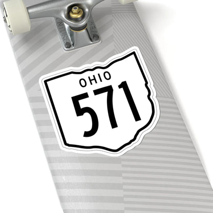 OH-571 1948 (Ohio) (Road Sign) STICKER Vinyl Kiss-Cut Decal - The Sticker Space